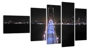 Noční most - obraz (110x60cm)