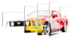 Auto Ford Mustang - obraz (110x60cm)