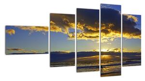 Západ slunce na moři - obraz na zeď (110x60cm)