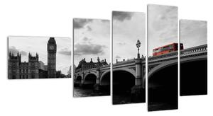 Londýn - moderní obraz (110x60cm)