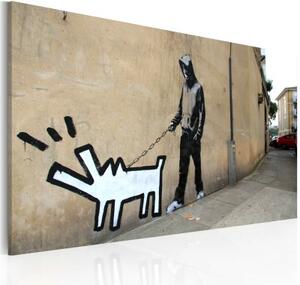 Obraz - Barking dog (Banksy)