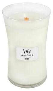 Střední vonná svíčka Woodwick, Linen