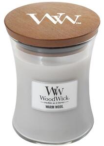 Malá vonná svíčka Woodwick, Warm Wool