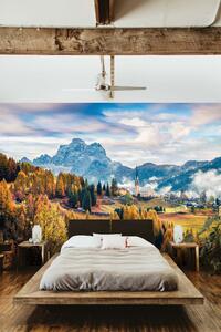 Malvis ® Tapeta Podzimní Dolomity Vel. (šířka x výška): 144 x 105 cm