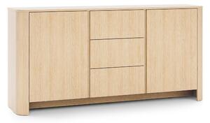 Komoda Sorrenti 168 cm se zásuvkami – dub Vicenza