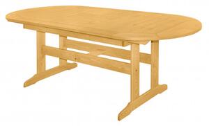 Doppler DOVER - dřevěný rozkládací stůl ze severské borovice 160/210x90x74,5 cm