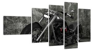 Obrázek motorky - moderní obraz (110x60cm)
