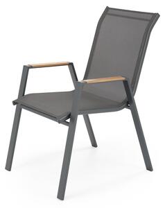Halmar Kovové zahradní křeslo HOVER šedá / antracit