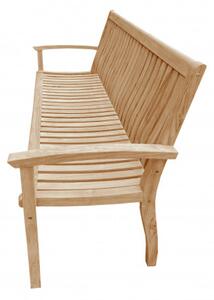 Doppler TECTONA - dřevěná zahradní teaková lavice 2 sedadlová