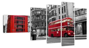 Londýnská ulice - obraz (110x60cm)