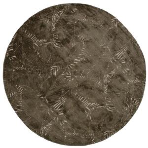 OnaDnes -20% Hoorns Hnědý kulatý koberec Naly 200 cm