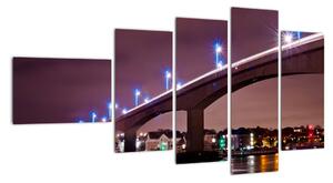 Noční most - obraz (110x60cm)