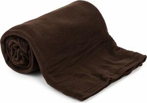 Jahu fleecová deka uni hnědá 150x200 cm