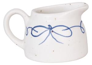 Kameninový džbánek na mléko Viola Bow Blue