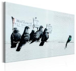 Obraz - Protesting Birds by Banksy