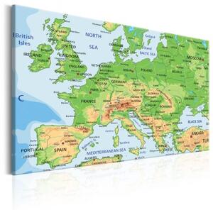 Obraz - Map of Europe