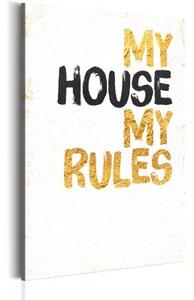 Obraz - My Home: My house, my rules