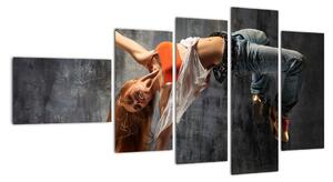 Street Dance tanečnice - obraz (110x60cm)