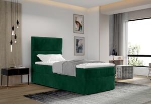 Čalouněná jednolůžková postel TRENTINO, 90x108x210, monolith 09