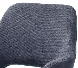 Jídelní židle ASELLA buk černá/tmavě modrá
