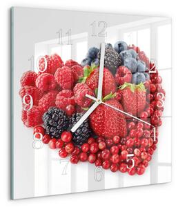 Skleněné hodiny Ovoce zskb-30x30-00089744