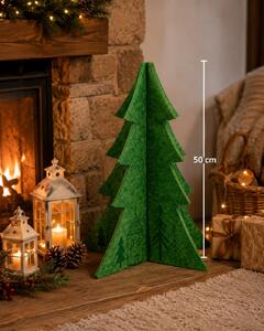 Filcový dekorativní stromek 28 × 50 cm – zelený 3000958B