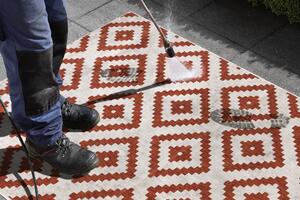 NORTHRUGS - Hanse Home koberce Kusový koberec Twin-Wendeteppiche 103130 terra creme – na ven i na doma - 80x250 cm