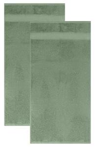 Livarno® Froté ručník, 50 x 100 cm, 600 g/m2, 2 kusy (zelená) (100405339002)