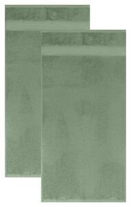 Livarno® Froté ručník, 50 x 100 cm, 600 g/m2, 2 kusy (zelená) (100405339002)
