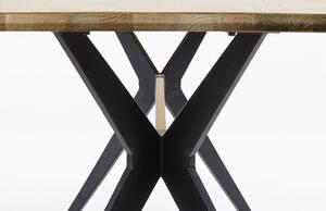 Světlý dubový jídelní stůl Kave Home Amethyst 160 x 90 cm