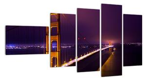 Most přes řeku - obraz (110x60cm)