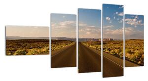 Panorama cesty - obraz (110x60cm)