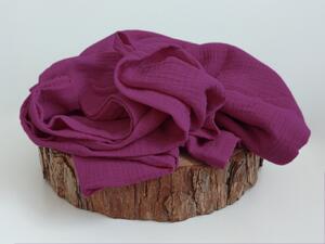 Nelly Mušelínový ručník - Vínová 45x100 cm