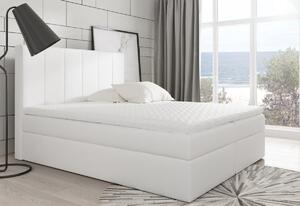 Čalouněná postel BECCA + topper, 120x200, Madryt Cayenne 21510