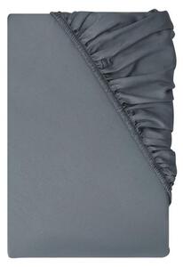 Livarno® Saténové napínací prostěradlo, 90-100 x 200 cm (tmavě šedá) (100404997003)