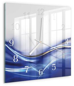 Skleněné hodiny Abstraktní čáry zskb-30x30-00082380