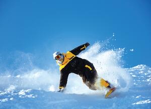 Malvis ® Tapeta Snowboardista Vel. (šířka x výška): 288 x 200 cm
