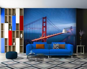 Malvis ® Tapeta Golden Gate Bridge Vel. (šířka x výška): 288 x 200 cm