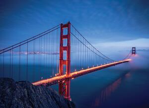 Malvis ® Tapeta Golden Gate Bridge Vel. (šířka x výška): 288 x 200 cm