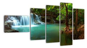 Obraz - panoram vodopádů (110x60cm)