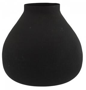 Madamstolz Železná váza Lamia 24 cm matně černá