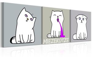 Obraz - Miezekotze: Cat Trio
