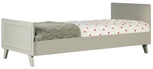 Hoorns Šedo zelená borovicová postel Wilcox 90 x 200 cm