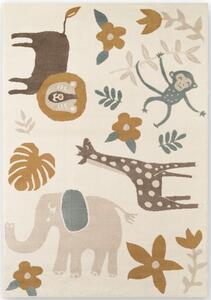 Krémový dětský koberec 160x235 cm Animal Safari – Hanse Home