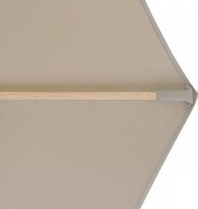 Doppler ALU WOOD 3,5 m - slunečník s klikou s ULTRA UV ochranou : Desén látky - 820