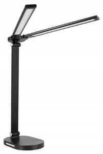 Smart LED LED stolní pracovní lampa CCT 15W 755Lm USB černá barva