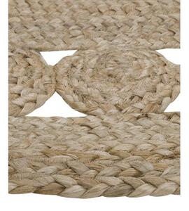 Ručně vyrobený kulatý koberec z juty Shyam