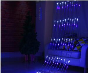 Hjlight 180 LED průhledný světelný řetězový závěs 3m x 2m -Vánoční LED osvětlení