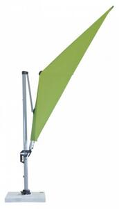 Doppler ACTIVE 350 x 260 cm – výkyvný zahradní slunečník s boční tyčí : Desén látky - 836