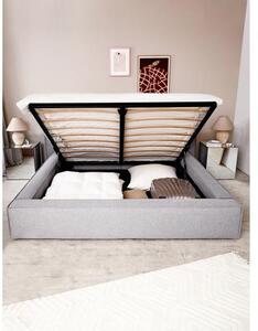 Čalouněná postel s úložným prostorem Lennon